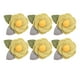 thumbnail image 2 of Paquete de 6 piezas , apliques, adornos florales, 6,5 cm, adorno , decoración, insignia , artesanía, disfraz, BLESIY flores de fieltro, 2 of 8