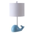 thumbnail image 4 of SAFAVIEH Walter 19 in. Whale Blue Ceramic Table Lamp with 100% White Cotton Shade, 4 of 6