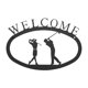 thumbnail image 1 of Dos golfistas - Cartel de bienvenida grande(WEL-156-L) Village Wrought Iron WEL-156-L, 1 of 1