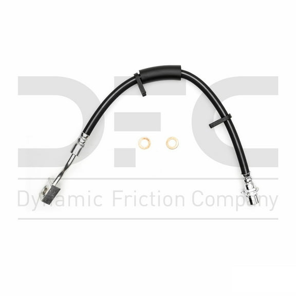 Front Left Dynamic Friction Company Brake Line Hose 350-42028 For 2011-2019 Dodge Durango, 2011-2019 Jeep Grand Cherokee