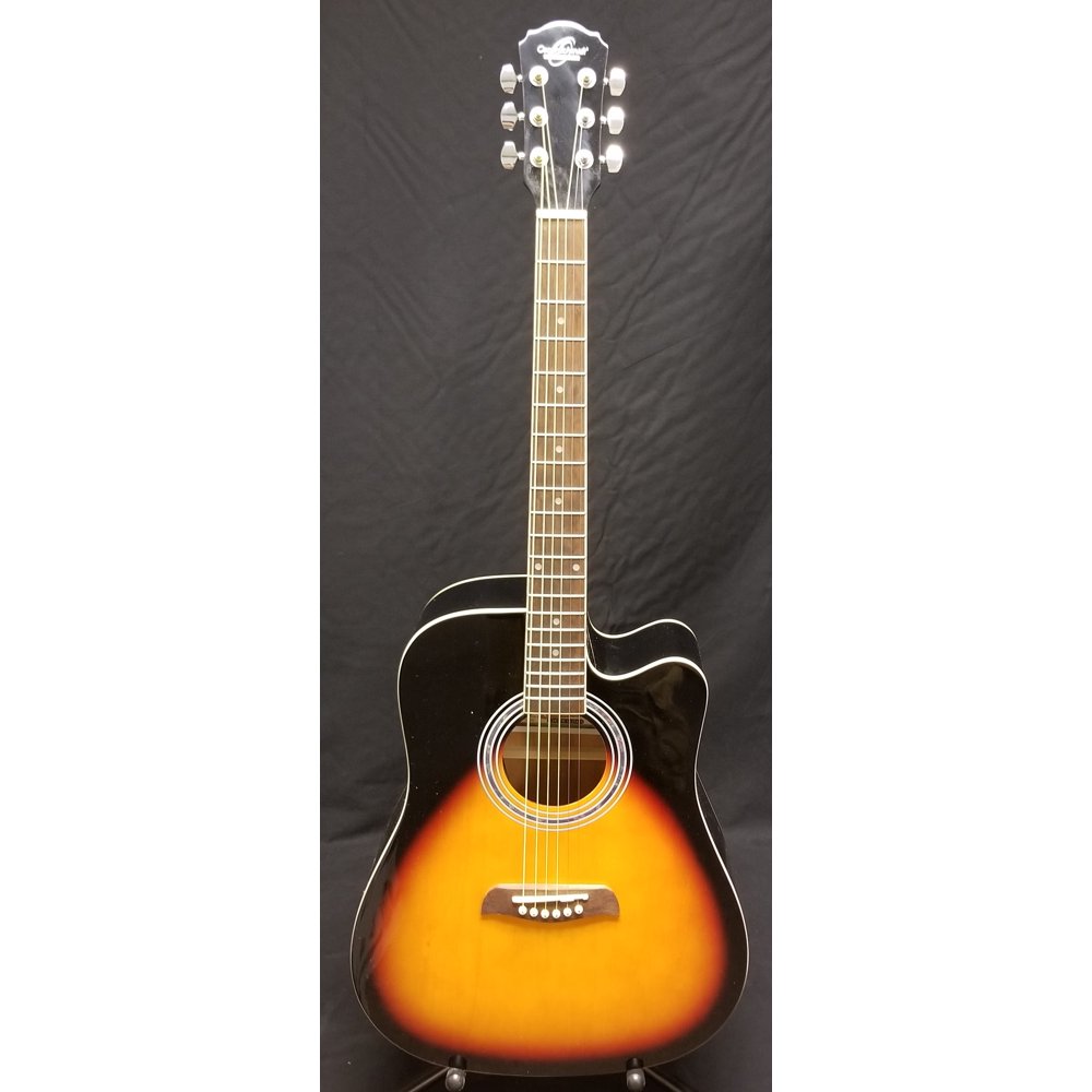 Oscar Schmidt by Washburn Acoustic Electric Guitar, Vintage Burst