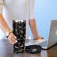 thumbnail image 5 of 30 oz Bee Tumbler with Handle Gifts for Bee Lover 30oz Stainless Steel Travel Cup Mug Water Bottle, 5 of 6
