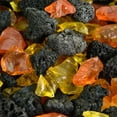 thumbnail image 3 of Marigold Glow Fire Pit Glass & Lava Rock Blend | 3/8"-3/4", 10 lbs, 3 of 5