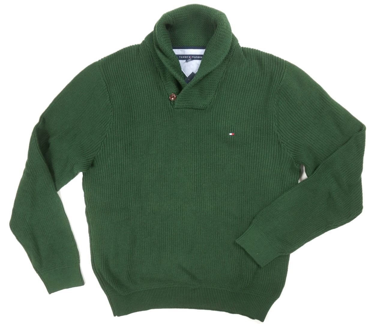 tommy hilfiger shawl collar sweater