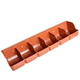 thumbnail image 1 of Comedero para lechones, comedero para ovejas, organizador multiusos, ranura de alimentación, bandeja de alimentación para cabras, caballos, ovejas y Marrón rojizo, 1 of 8
