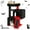Black&Red, variant on Cat Tree, 30 Inches Cat Tower with Dual Condos for Indoor Cats, Plush Cat House with Padded Perch, Scratching Ramp and Posts and Replaceable Balls-Gray