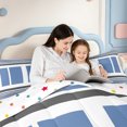 thumbnail image 4 of Erosebridal Lines Art Queen Comforter Set,Modern Stripes Comforter Sets Queen,Polkadot Reversible,3-Piece,1 Comforter and 2 Pillowcases, 4 of 7