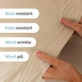 thumbnail image 6 of CGK Linens 4-Piece Ultra Soft & Comfy Hotel Luxury Sheet Set - Full Size Cooling Bed Sheet Fits 8"-16" Mattresses, Cream, 6 of 7