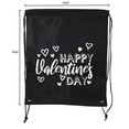 thumbnail image 2 of Valentine's Day Bags, Drawstring Cinch Backpacks, Valentines Day Gift Bags, 2 of 2