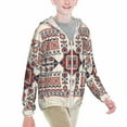thumbnail image 2 of Cauagu Fashion Tatreez1 Print Sun Protection Jacket for Teen,Full-Zipper Long Sleeve Sun Shirts with Pockets UV Hoodie Shirts Outdoor Athletic Jacket-XX-Large, 2 of 7