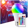 thumbnail image 4 of Bombilla LED inteligente 10W E27 RGB 16 colores con mando a distancia, 4 of 4