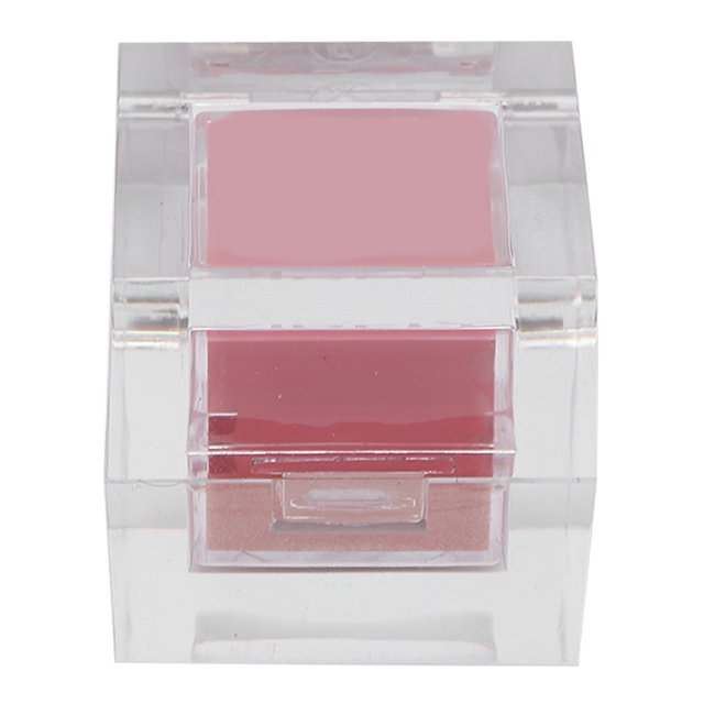 Vibely 2 colores resaltan rubor de larga duración brillante cara contorno maquillaje colorete cosmético 9g
