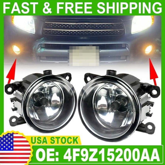 For 2011 2012 2013 2014 2015 Ford Explorer [Glass Lens] Fog Lights Bumper Lamps