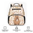 thumbnail image 6 of KUIFORTI Daisy Capybara Toddler Backpack Girls Kids School Bag with Side Pockets Adjustable Straps 13.5 Inch for Preschool Kindergarten Back to School Supplies, 6 of 7