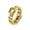 Gold, variant on 18K Gold Plated Titanium Steel Heart Cuban Link Ring for Women, Hollow Love Heart Chain Band, Comfort Fit Stackable Daily Wear Fashion Jewelry Size 7