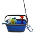 thumbnail image 5 of SAMMART 11.6L (3.06 Gallon) Collapsible Rectangular Handy Basket/Bucket (Blue, 1), 5 of 5
