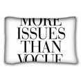 thumbnail image 1 of RYLABLUE Simple Design Cheap Pillowcase More Issues Than Vogue Rectangle Pillow Pillowcase Size 20x30 inches Two Sided Print, 1 of 1