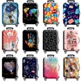 thumbnail image 2 of Luggage Cover Stretch Fabric Suitcase Protector Baggage Dust Case Cover Suitable for18-32 Inch Suitcase Case Travel Organizer H237 M, 2 of 6