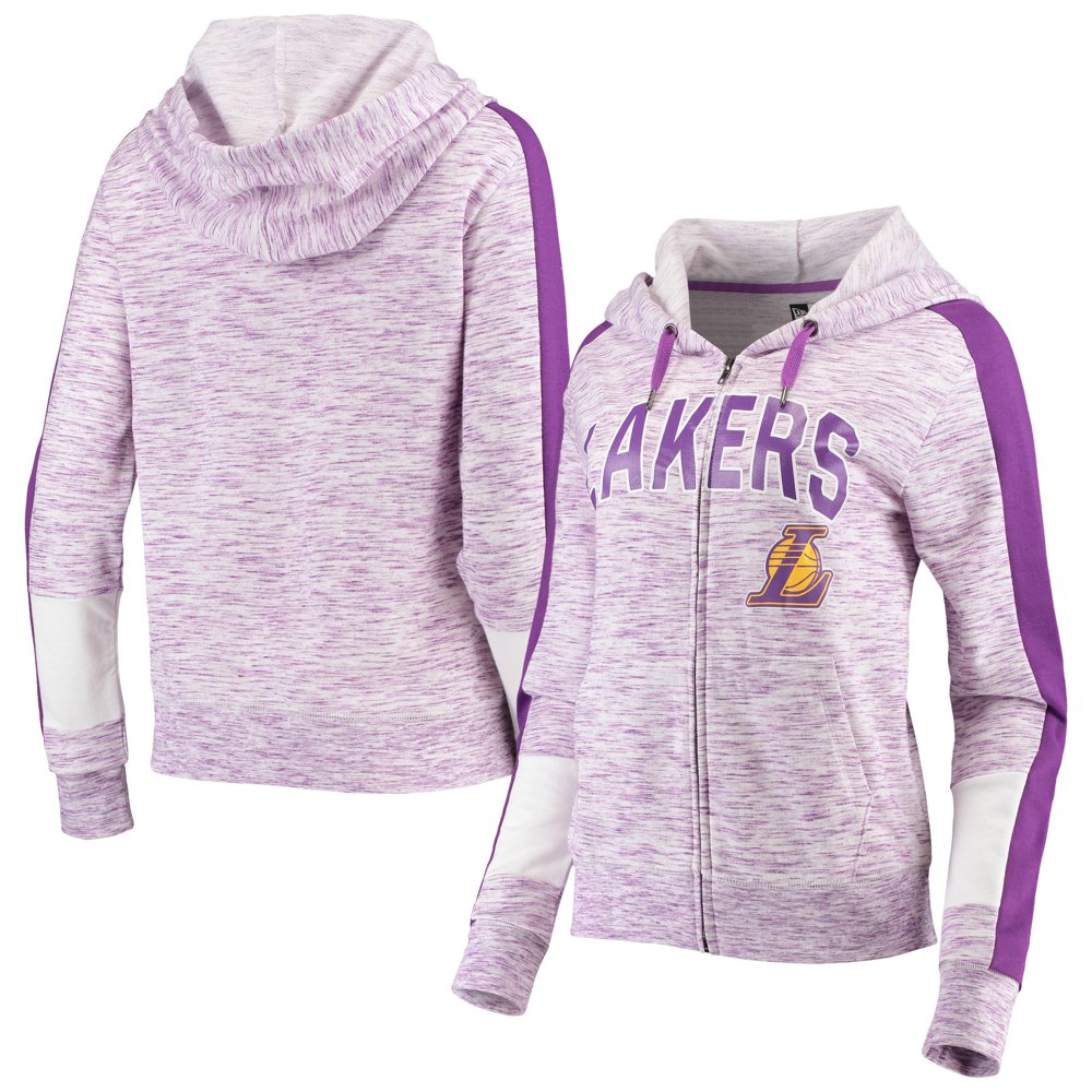 Los Angeles Lakers New Era Women's Space Dye Full-Zip ...