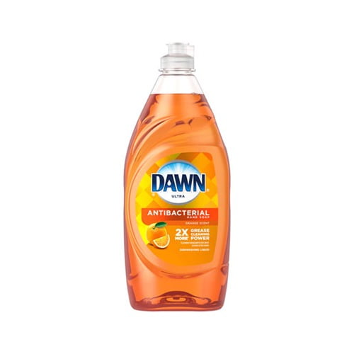 Ultra Antibacterial Dishwashing Liquid Orange Scent, 28 oz Bottle