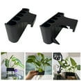 thumbnail image 1 of Bemona - Soporte para plantas de acuario de 5 agujeros, soporte para plantas de pecera, soporte colgante de plástico ABS, soporte para plantas flotantes, plantas de raíz y decoración de paisajes, 1 of 6