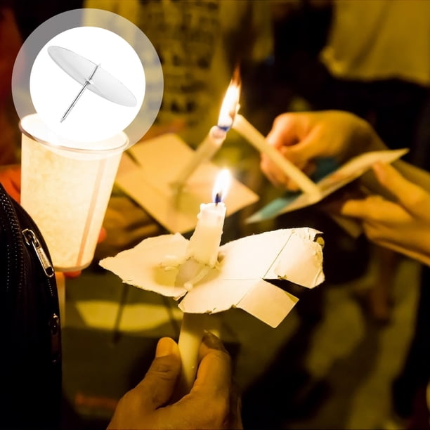 HEALEEP 8Ud Sujetadores De Velas De Hierro Para Festiva Y Uso Diario