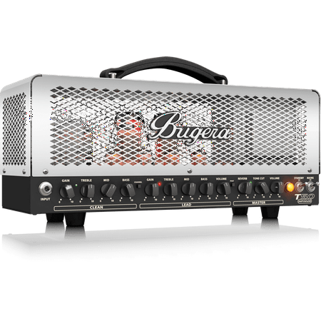 Bugera T50 Infinium Cage-Style 2-Channel Guitar Tube Amp Head w/ Multi-Class A/AB Operation & Reverb - 50