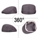 thumbnail image 3 of Sombrero de verano de malla transpirable para hombre, boina de vendedor de periódicos ajustable, gorra de hiedra, gorra plana de taxista, gorra plana de malla para hombre, gorra plana de verano, 3 of 6
