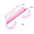 thumbnail image 3 of DHARMONAL Nail Brush Hand Fingernail Scrub Cleaning Brushes For Toes And Nails Cleaner Gel Brushes for Nails Fingernail Brushes Novelty Fingernail Brush for Shower Nail Striping Brush under Fingernail, 3 of 9