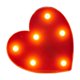 thumbnail image 1 of Letrero de neón Toystoory corazón Iluminación navideña rojo, 1 of 6