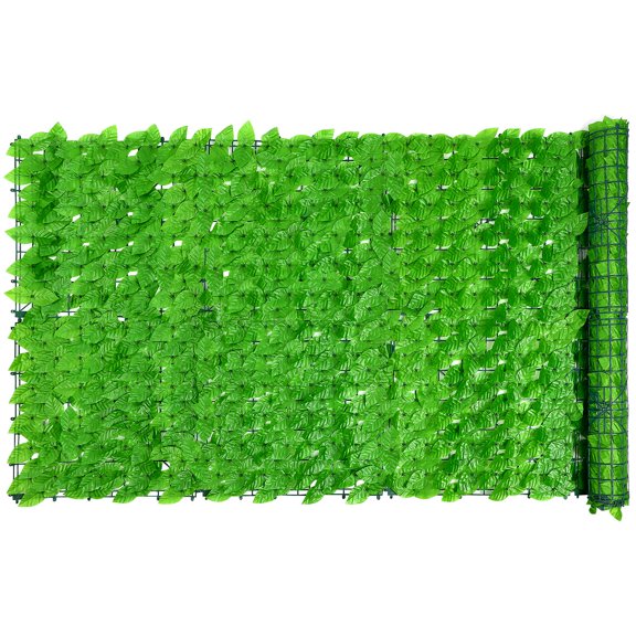 Raindrops 1 Roll Artificial Greenery Vines for Backyard Artificial Hedge 117.9x39.3in