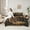 Brown Black, variant on Manfei Teens Western Cowboy Cowgirl 7-Piece Twin Bedding Sets,Rustic Farmhouse Bedding Comforter Set,Retro Vintage Breathable Sheet Sets,Lightweight Room Decor,Reversible