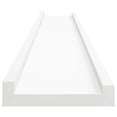 thumbnail image 2 of Yuli Wall Shelf Set of 2-Raised Ledge Design-Classic White 32 Inch, 2 of 7
