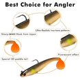 thumbnail image 3 of Easy Catch Pre-Rigged Soft Lures,  Vibrating Swim Action and Trembly Sinking Move for  Bites, Amazing Soft Swimbait for Family Fishing, Fishing Lures for Bass Trout Crappie Walleye, 3 of 6