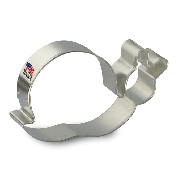 Snail Tin Cookie Cutter 4 in - Foose Cookie Cutters - US Tin Plate Steel
