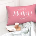 thumbnail image 6 of Disketp Pillow Covers Happy Mother'S Day Pattern Throw Pillow Case Cushion Covers,Cushion For Bedroom,Couch,Home-20"X30", 6 of 9