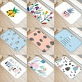 thumbnail image 2 of Flower Bathroom Non-slip Carpet Pineapple Kitchen Mat Bedroom Porch Door Mat Home Floor Decor Living Room Carpet, 2 of 6