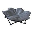 thumbnail image 1 of Colchoneta elevada para gatos y perros, cama elevada, fácil de limpiar, portátil, impermeable, resistente. Gris L, 1 of 8