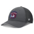 thumbnail image 3 of Men's Fanatics Gray Colorado Avalanche Authentic Pro Home Ice Trucker Adjustable Hat, 3 of 5