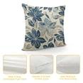 thumbnail image 4 of Creowell Dahlia Pillow Covers Rustic Summer Rust Geometric Floral Navy Blue Cream Outdoor Decorative Throw Pillows Farmhouse Pillowcases  Cushion Case Decor for Home Sofa Couch Bed, 4 of 5