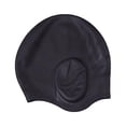 thumbnail image 2 of Sports Waterproof Swim Pool Cap Flexible Silicone Gel Ear Bathing Swimming Cap, 2 of 3