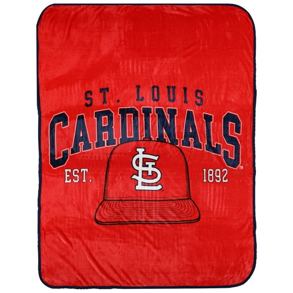 Pegasus  St. Louis Cardinals Vintage Arch Ultra Soft 50" x 60" Blanket