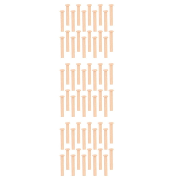 TABLZONE Versatile Wood Nails Tshape Design for Train Wheels and Crafts 20Pcs