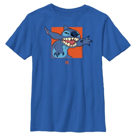 Boys Lilo & Stitch Hi Alien Portrait T Shirt
