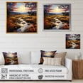 thumbnail image 4 of Designart "River'S Neo Expressionistic Harmony I" Neo-Expressionism Canvas Art Print, 4 of 7