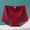 Wine, variant on Swuxness Women's Seamless High Waisted Brief Fashion Breathable Crotch Soft Stretch Comfortable Plus Size Panties