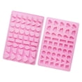 thumbnail image 4 of Bearachild Molde geométrico de silicona para hornear, reemplazo portátil, antiadherente, resistente al calor, 49 rejillas, molde para galletas Herramientas y accesorios para hornear, 4 of 6