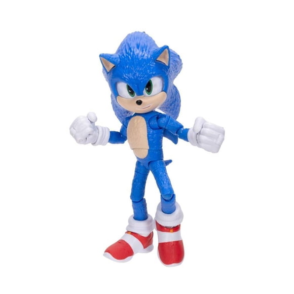 Figura Articulada Sonic 3 Artículado con Diseño de Sonic Plástico Azul