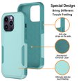 thumbnail image 4 of NIFFPD iPhone 14 Pro Case with Screen Protector（Anti Spy Privacy）, Shockproof Full Coverage Protective Cover Phone Case for iPhone 14 Pro 6.1" Green, 4 of 6