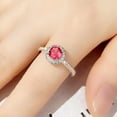 thumbnail image 7 of Pretty Women Anniversary 925 Silver Ring Cubic Zircon Wedding Jewelry Sz 6-10, 7 of 7